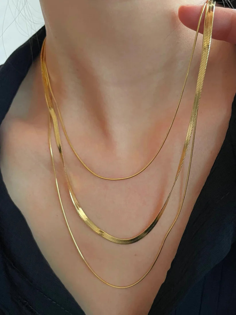Gold Multi-Layered Necklace