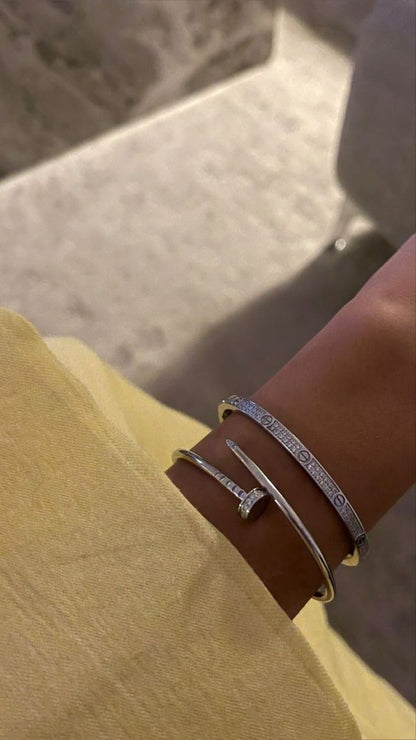 Sculpted Nail Bracelet