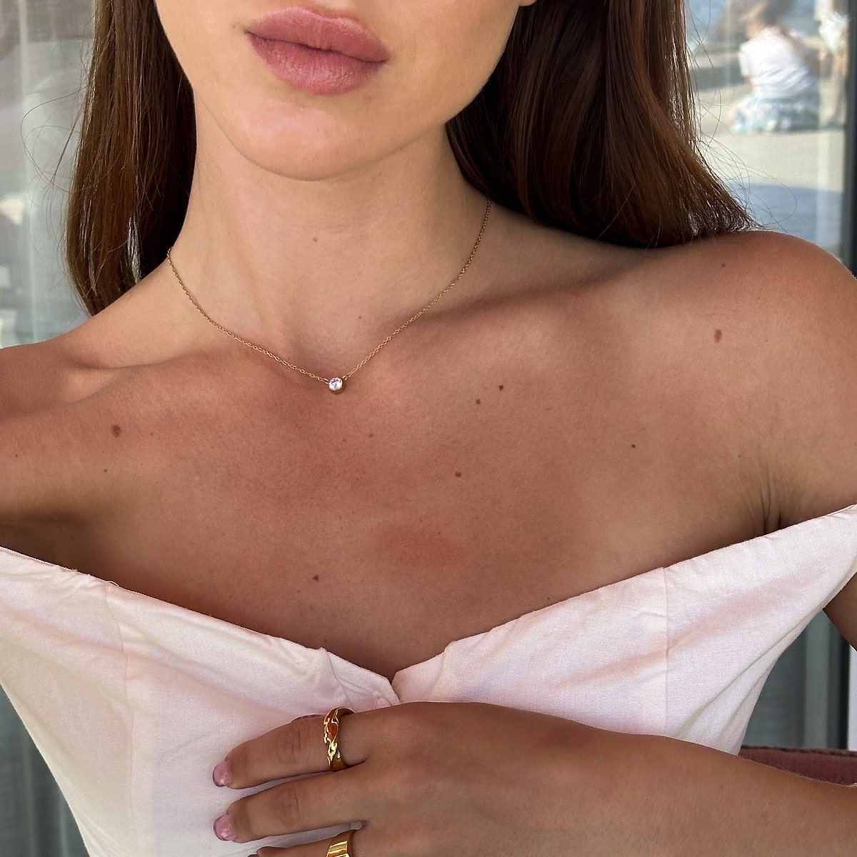 Floating Krystal Necklace